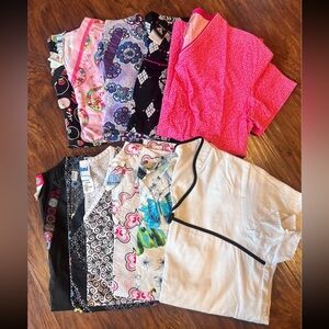 Nurse scrub top Xsmall bundle!